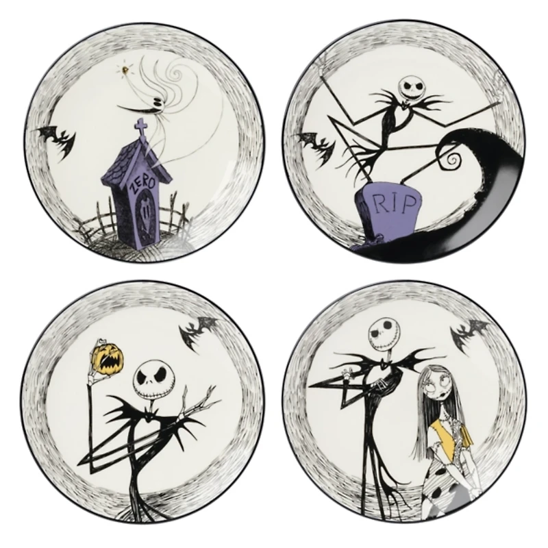 Lenox Nightmare Before Xmas 4-pc. Accent Plate Set
