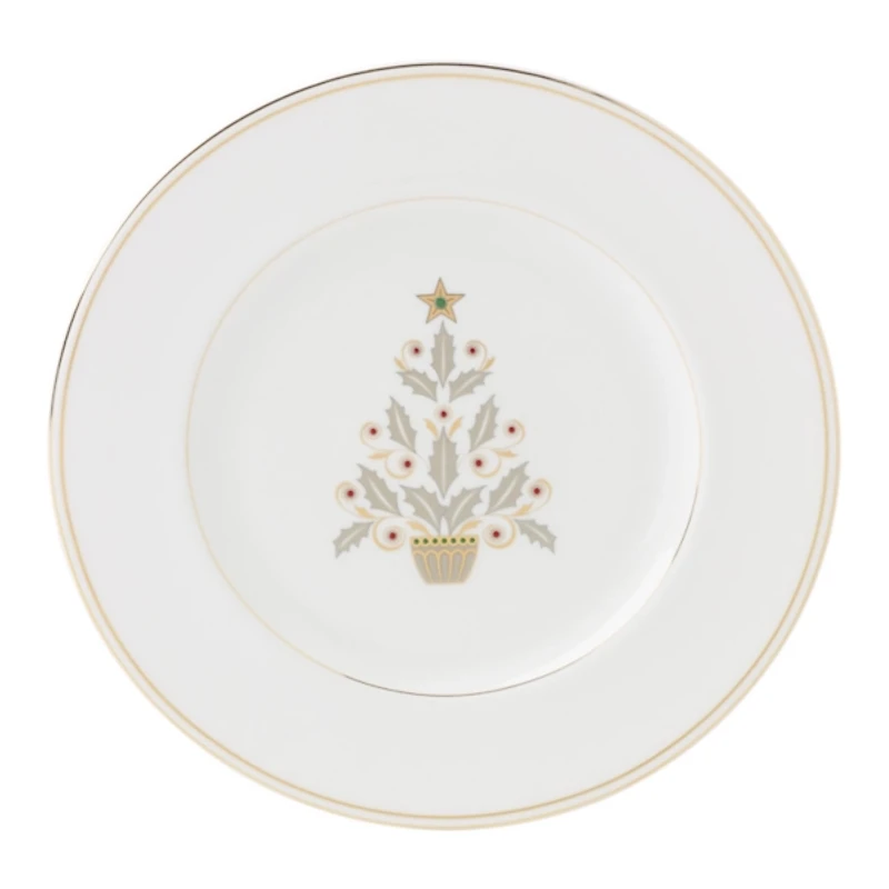 Lenox Federal Gold Tree Accent Plates, Set of 4