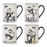 Lenox Nightmare Before Christmas Mugs, Set of 4