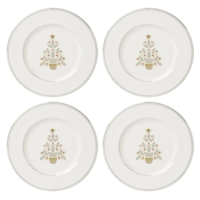 Lenox Federal Platinum Tree 4-pc. Accent Plate Set
