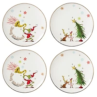 Lenox Merry Grinchmas Accent Plates, Set of 4
