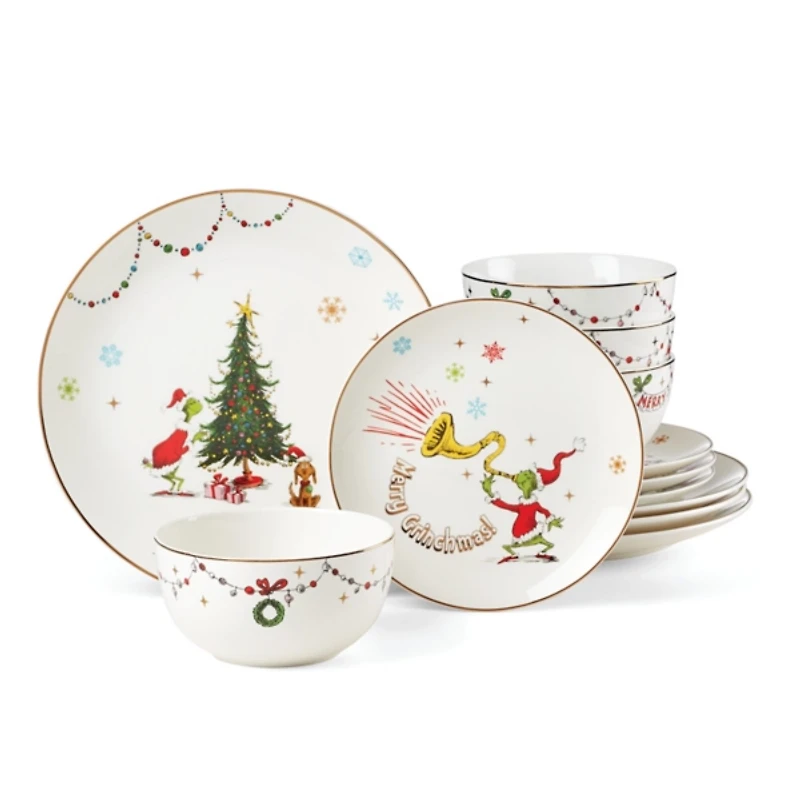 Lenox Merry Grinchmas 12-pc. Dinnerware Set