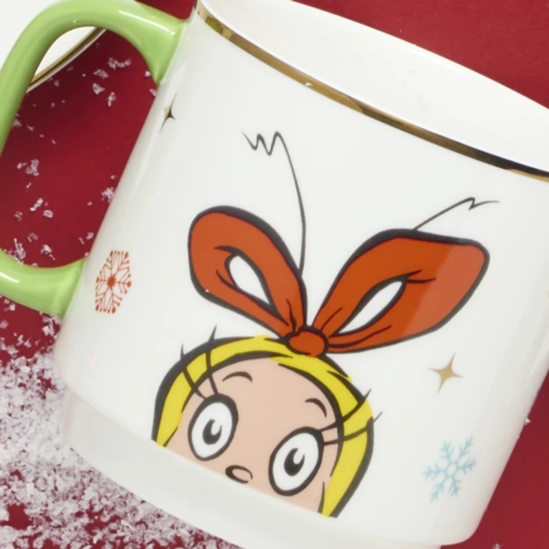 Lenox Merry Grinchmas Stackable Mugs, Set of 4