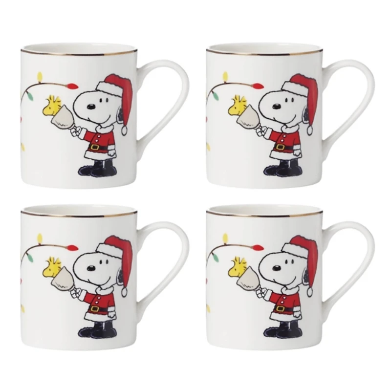 Lenox Snoopy Christmas 12-pc. Dessert Set