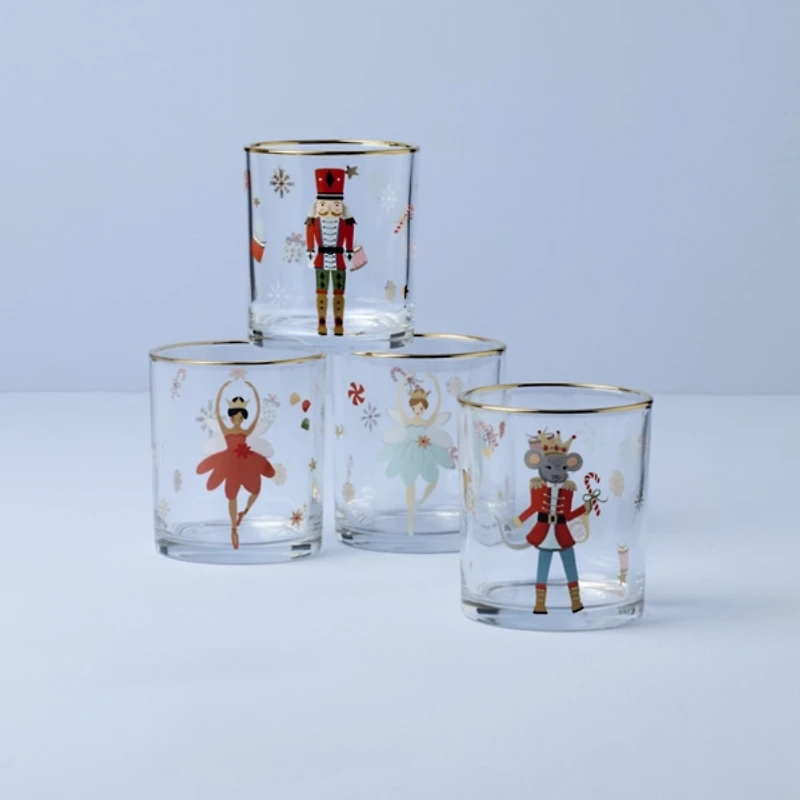 Lenox Nutcracker Ballet 4-pc. Rocks Glass Set