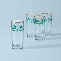 Lenox Holly 4-pc. Highball Glass Set