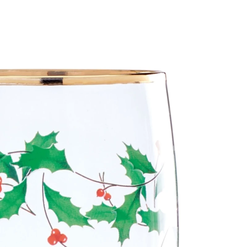 Lenox Holly 4-pc. Iced Beverage Glass Set