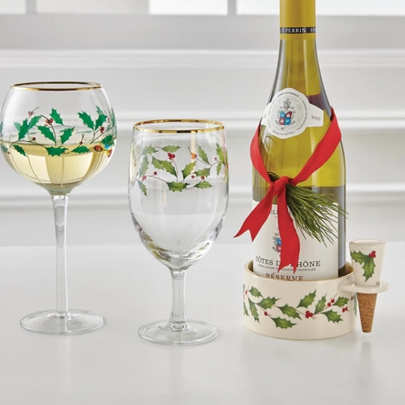 Lenox Holly 4-pc. Iced Beverage Glass Set