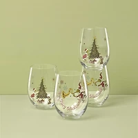 Lenox Merry Grinchmas Glass Tumblers, Set of 4
