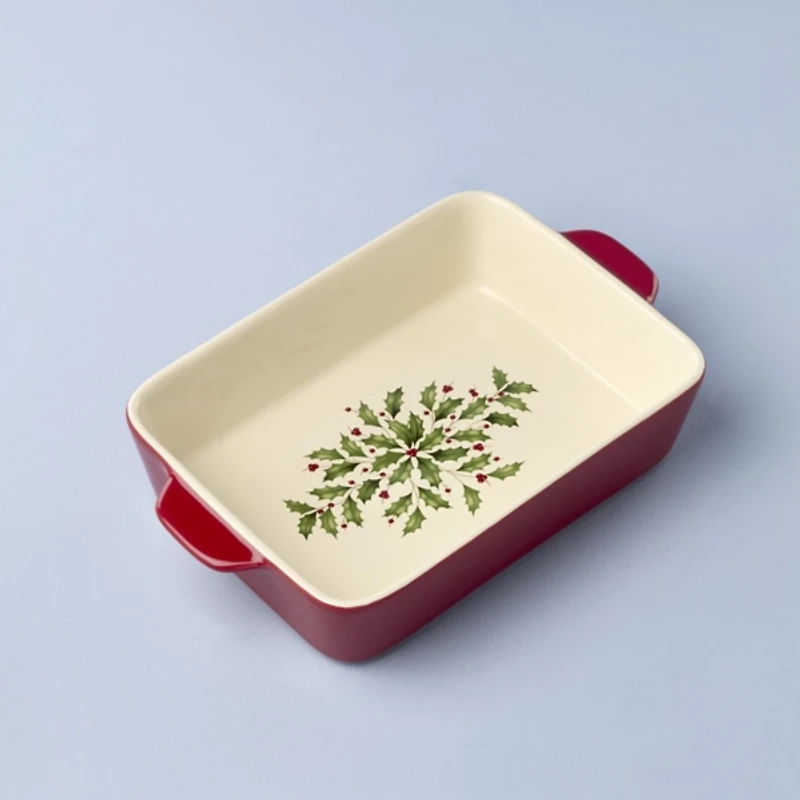 Lenox Holiday Small Rectangular Baking Dish