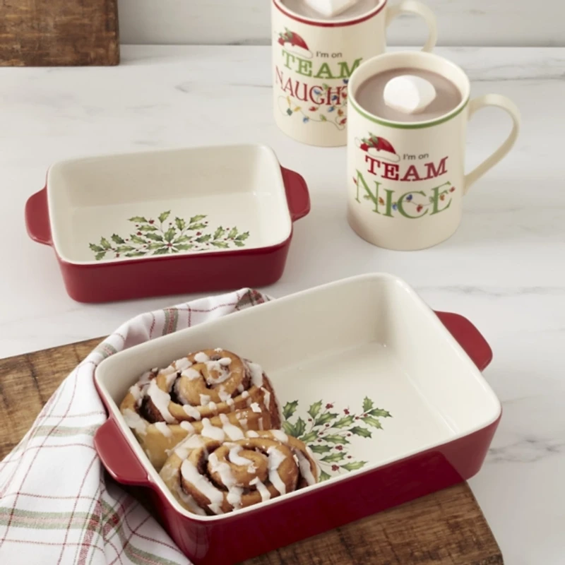 Lenox Holiday Small Rectangular Baking Dish