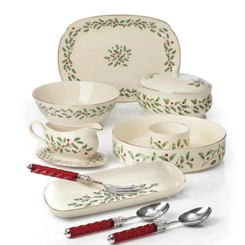 Lenox Holiday Covered Serving Dish