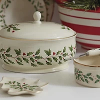 Lenox Holiday Covered Serving Dish