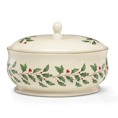 Lenox Holiday Covered Serving Dish