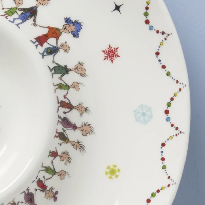 Lenox Merry Grinchmas Chip & Dip Bowl