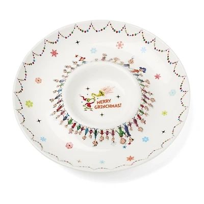 Lenox Merry Grinchmas Chip & Dip Bowl