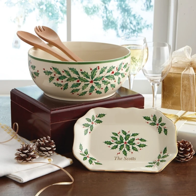 Lenox Holiday Salad Bowl & 2-pc. Server Set