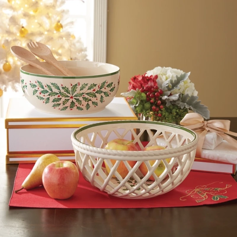 Lenox Holiday Salad Bowl & 2-pc. Server Set