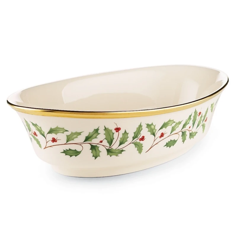 Lenox Holiday Open Vegetable Serving Bowl
