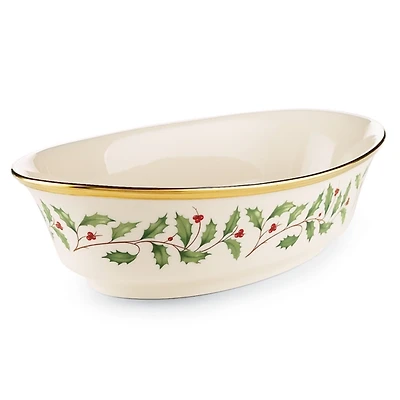 Lenox Holiday Open Vegetable Serving Bowl