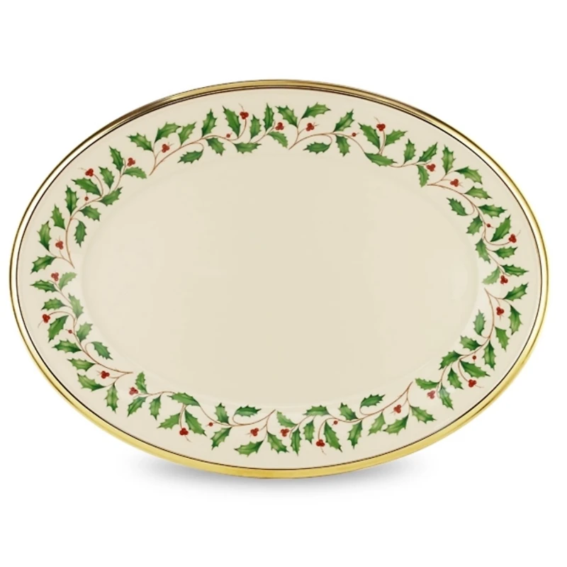 Lenox Holiday Oval Serving Platter