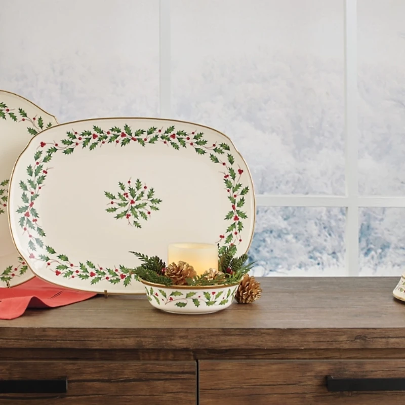 Lenox Holiday Oblong Serving Platter