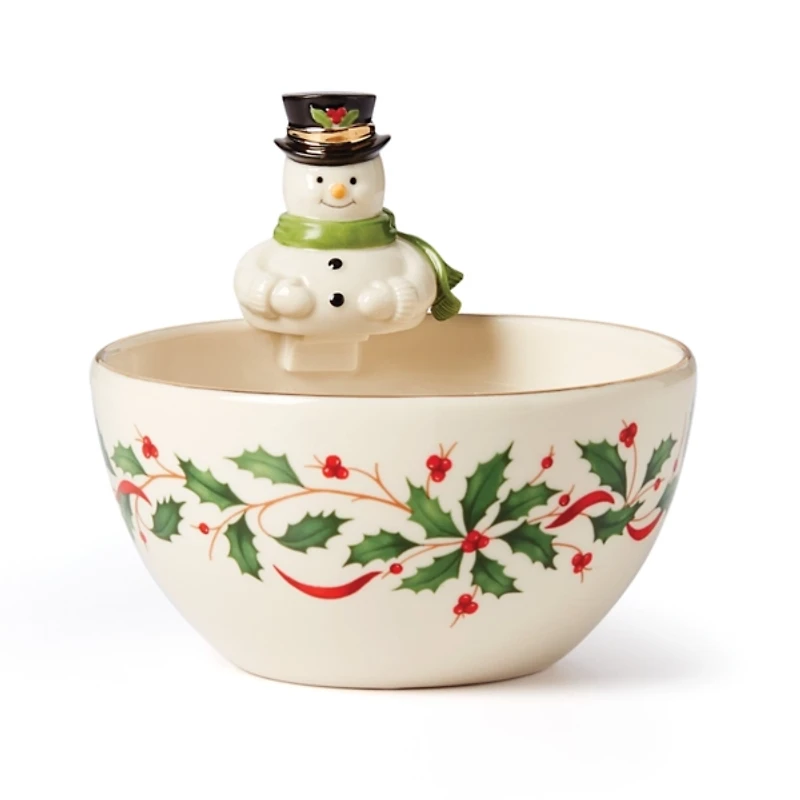 Lenox Figural Snowman Serving Bowl