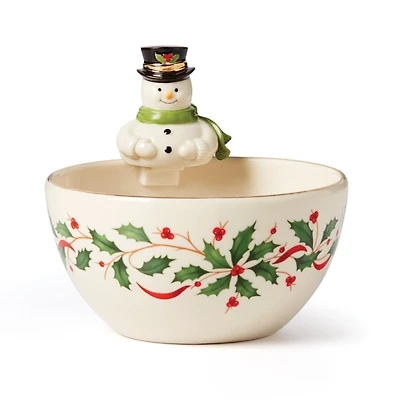 Lenox Figural Snowman Serving Bowl