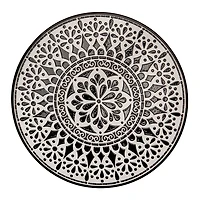 Black and White Mosaic Stepping Stone