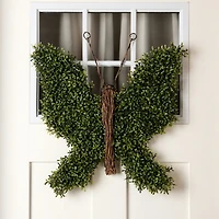Boxwood Butterfly Wreath