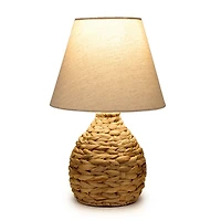 Natural Seagrass Woven Table Lamp