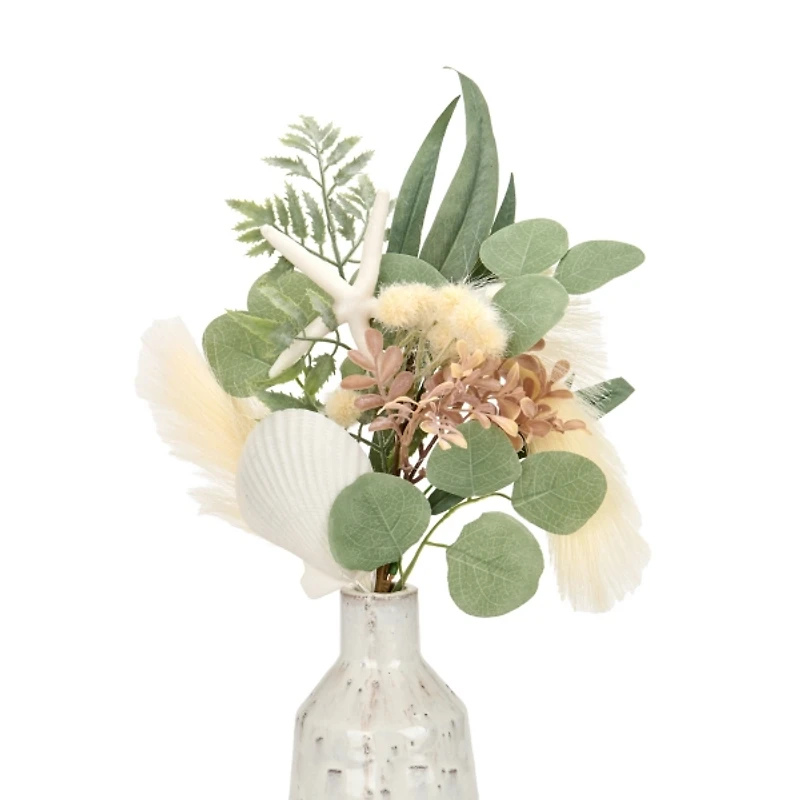 Coastal Shell and Starfish Stem