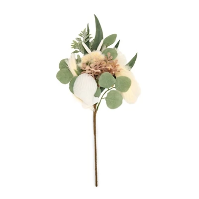 Coastal Shell and Starfish Stem