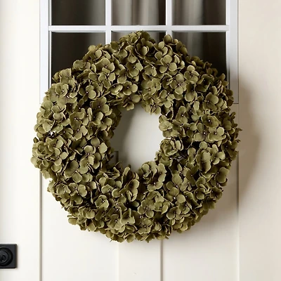 Green Hydrangea Wreath