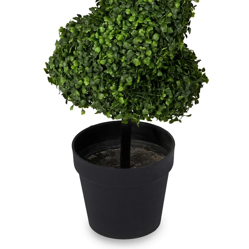 4 ft Spiral Boxwood Topiary