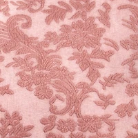Mauve Embroidered Jacquard Pillow