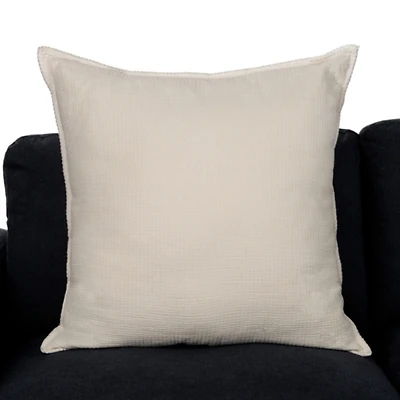 Gauze Whipstitch Oversized Pillow