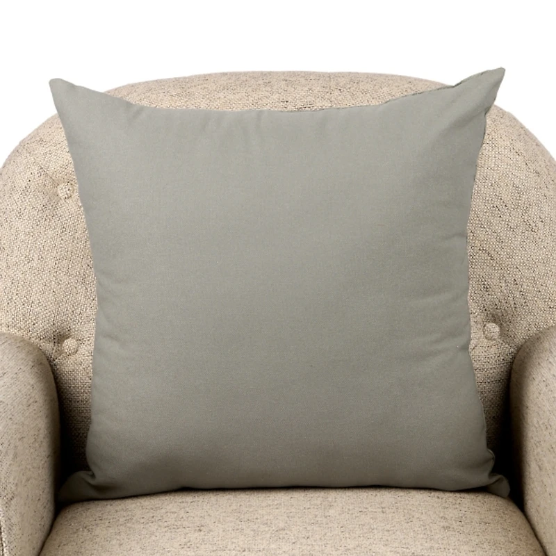 Green Paisley Jacquard Pillow