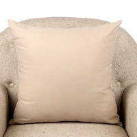 Taupe Paisley Jacquard Pillow
