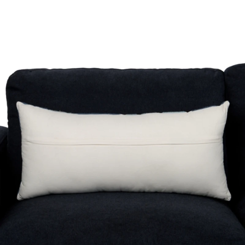 Suzani Embroidered Lumbar Pillow