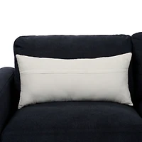 Taupe Suzani Embroidered Lumbar Pillow