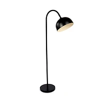 Black Metal Dome Floor Lamp