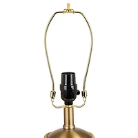 Natural Rope and Gold Table Lamp