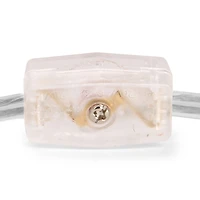 Pink Glass Flower Table Lamp