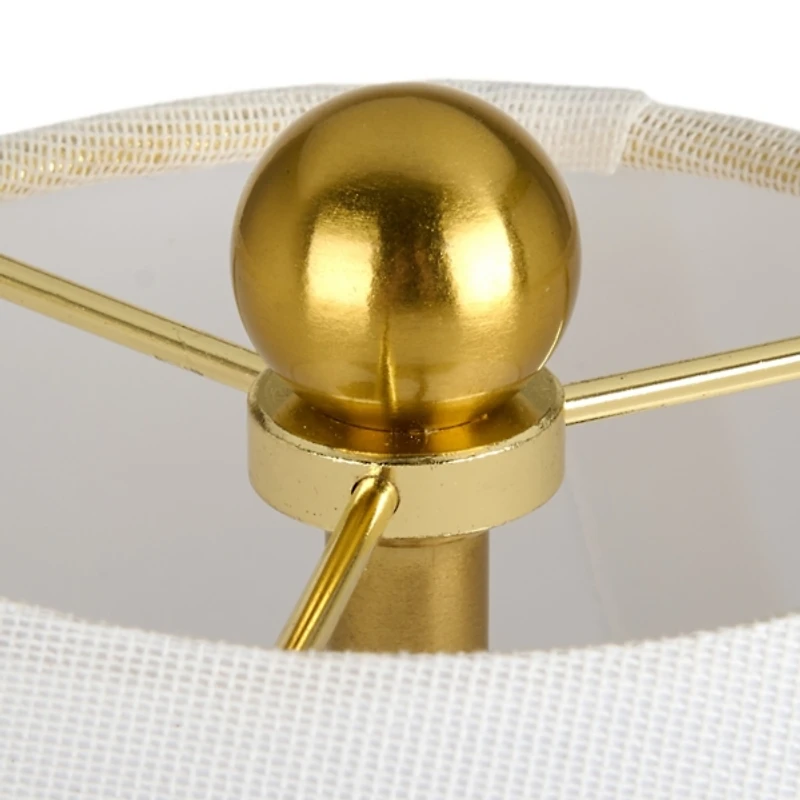 Gold Metal Modern Buffet Lamp