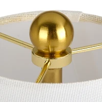 Gold Metal Modern Buffet Lamp