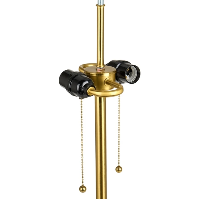 Gold Metal Modern Buffet Lamp