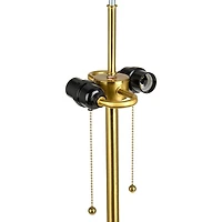 Gold Metal Modern Buffet Lamp