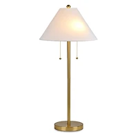 Gold Metal Modern Buffet Lamp