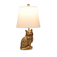 Gold Baxter Cat Table Lamp